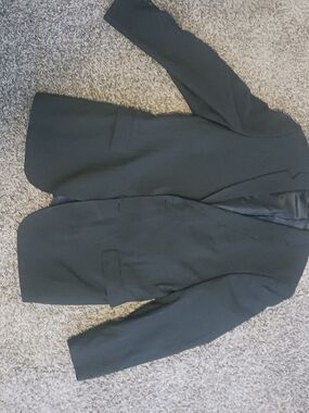 Paolo Black Men's Single-Breasted Suit Jacket